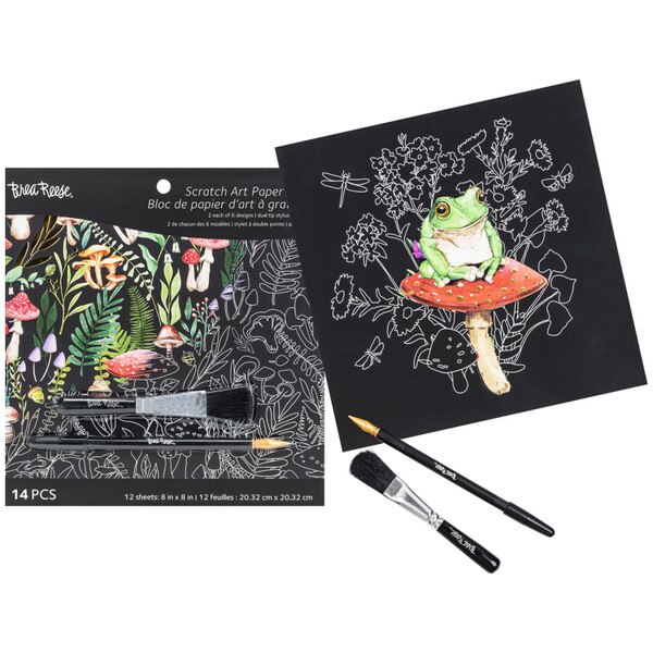 Brea Reese Nature Scratch Art Paper